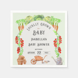 Guardanapo De Papel Bebê Cultivado Localmente, Chá de Bebê no Mercado