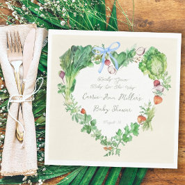 Guardanapo De Papel Bebê Cultivado Localmente No Caminho Do Chá de fra