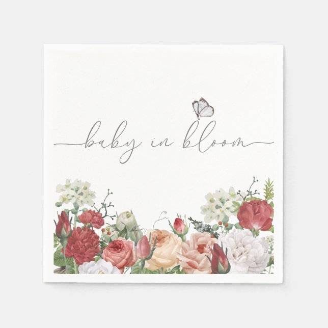 Guardanapo De Papel Bebê de flor selvagem na Bloomia (Frente)