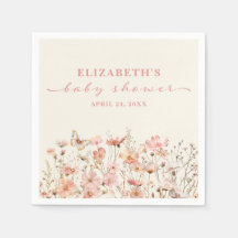 Bebê de flor selvagem no Chá de fraldas de Bloomia