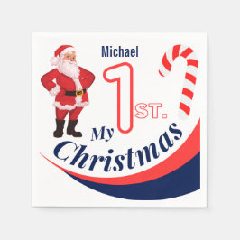 Guardanapo De Papel Bebê de Natal "Meu Natal de 1rua"