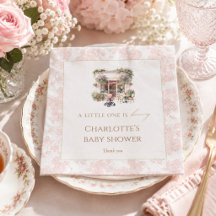 Bebê de Toalete Rosa Está Cozinhando Café Coquette