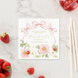 Guardanapo De Papel Bebê Doce Chuveiro Gingham