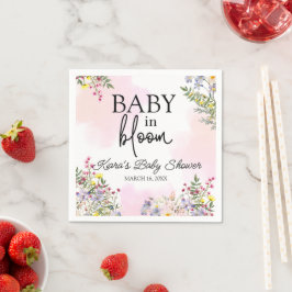 Guardanapo De Papel Bebê em Banguecoque de Flor Selvagem Napkin
