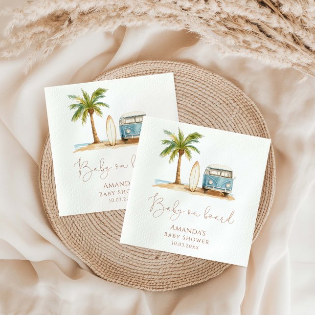 Guardanapo De Papel Bebê no Chá de fraldas de Verão conselho (Criador carregado)