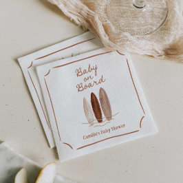 Guardanapo De Papel Bebê no Conselho Boho Beach