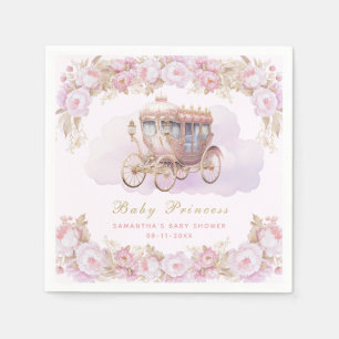 Guardanapo De Papel Bebê Princesa Papel Rosa Napkin