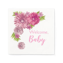 Bebê Rosa No Chá De Bloom Brunch