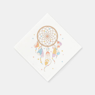 Guardanapo De Papel Bebê tribal de Dreamcatcher Boho