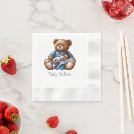 Guardanapo De Papel Bebê Urso Menino dos Sonhos