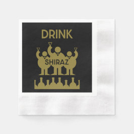 Guardanapo De Papel Bebedores de Vinho Shiraz
