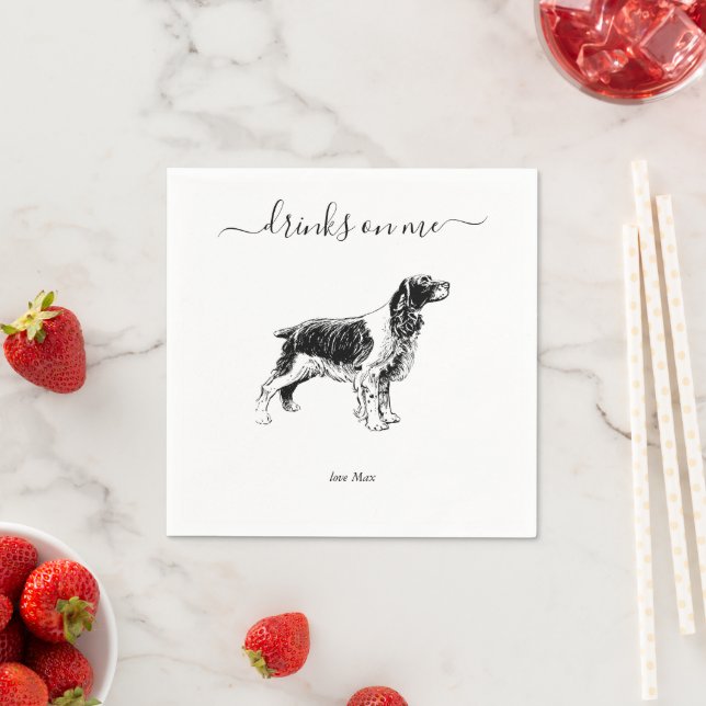 Guardanapo De Papel Bebidas de Casamento Personalizadas Por Minha Cont (Insitu)