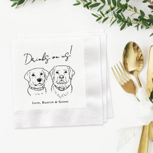 Guardanapo De Papel Bebidas Divertidas por Conta de Nós Dois Casamento