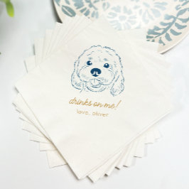Guardanapo De Papel Bebidas do meu Casamento de Pet Napkins
