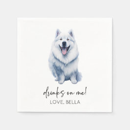 Guardanapo De Papel Bebidas Em Mim! Casamento com Animais de Companhia