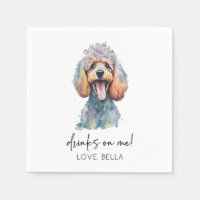 Bebidas Em Mim! Casamento de Poodle Dog Pet