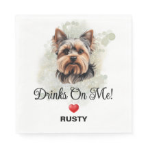 Bebidas em Mim Yorkshire Terrier Wedding