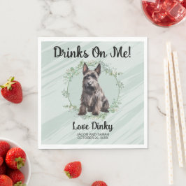 Guardanapo De Papel Bebidas Por Minha Conta! Foto de Terrier Escocês