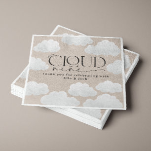 Guardanapo De Papel Beige natural cloud nove chá moderna na moda