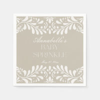 Beige Talavera Azulejo Espanhol Fiesta Baby Sprink