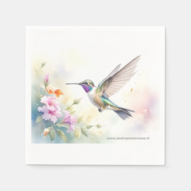 Guardanapo De Papel Beija-flor (Frente)