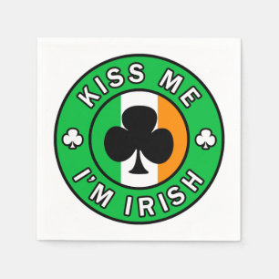 Guardanapo De Papel Beije-me, sou irlandês