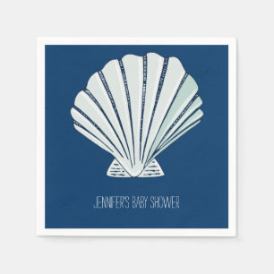 Guardanapo De Papel Beira-mar náutico Shell