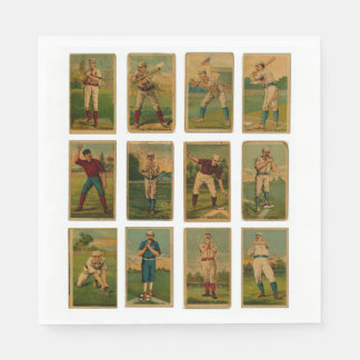 Guardanapo De Papel Beisebol Vintage