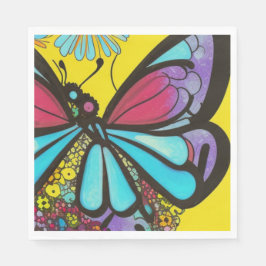 Guardanapo De Papel Bela Borboleta