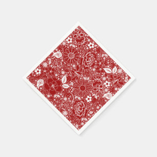 Guardanapo De Papel Belezas Botânicas - Partido dos Papéis Vermelhos N