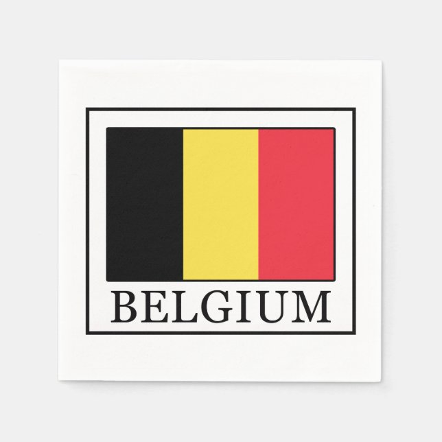 Guardanapo De Papel Bélgica (Frente)