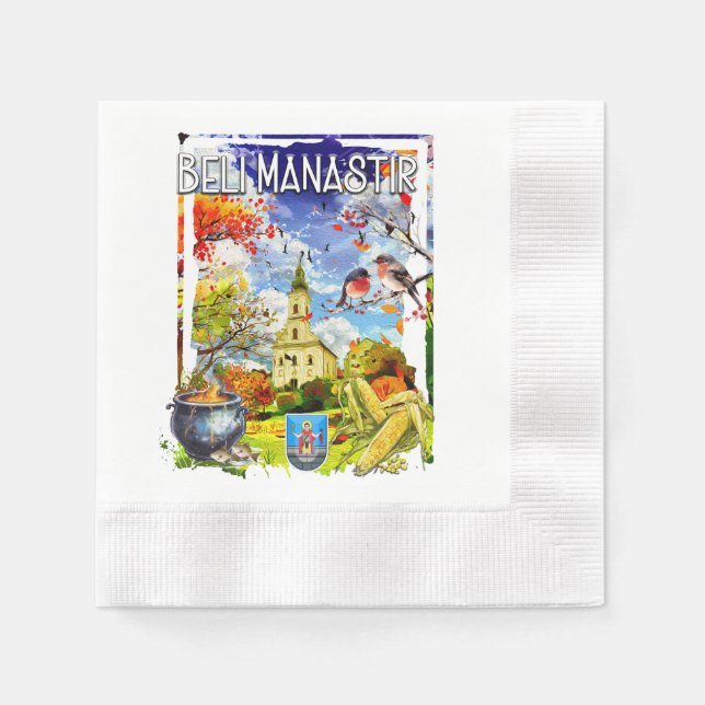 Guardanapo De Papel Beli Manastir (Frente)
