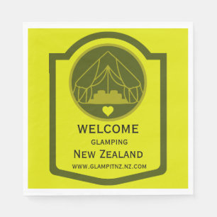 Guardanapo De Papel Bell Tent Glamping Business