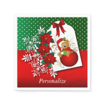 Belo e divertido Urso de Natal