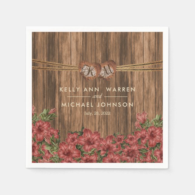 Guardanapo De Papel Belo Rosa de Lily Flores (Frente)