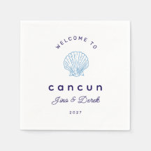 Bem-vindo ao Casamento Destino Cancun Azul