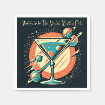 Bem-vindo ao Clube do Martini Atômico Era Espacial