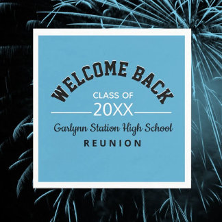 Guardanapo De Papel Bem-vindo ao documento de reunião de classe trasei