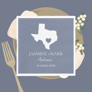 Guardanapo De Papel Bem-vindo ao Texas Festa de casamento Custom