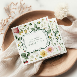 Guardanapo De Papel Berry Botanic Charm Chá de panela