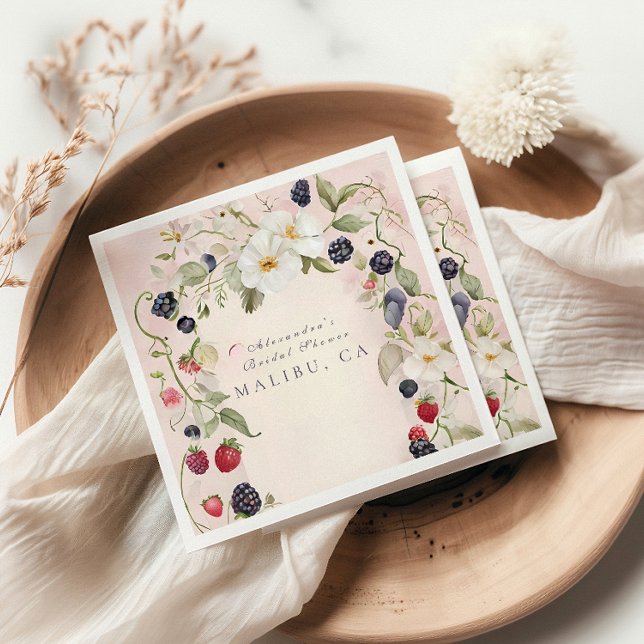 Guardanapo De Papel Berry in Love Chá (Criador carregado)