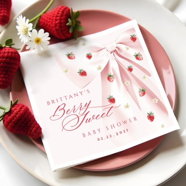 Guardanapo De Papel Berry Sweet Pink Arco Napkins (Criador carregado)