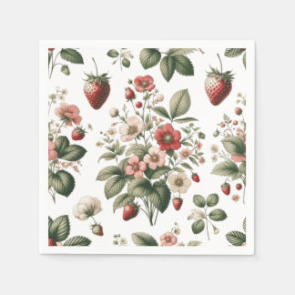 Guardanapo De Papel Berry Sweet Strawberry por todo o padrão