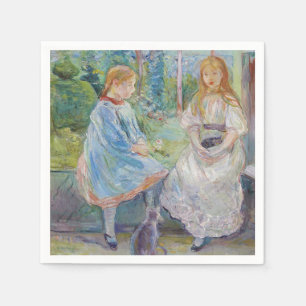 Guardanapo De Papel Berthe Morisot - Jovens Garotas na Janela