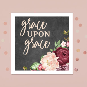 Guardanapo De Papel Bíblia versículo Grace Sobre a Praça Grace