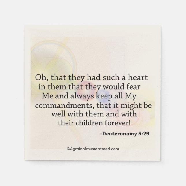 Guardanapo De Papel Bíblias (Frente)