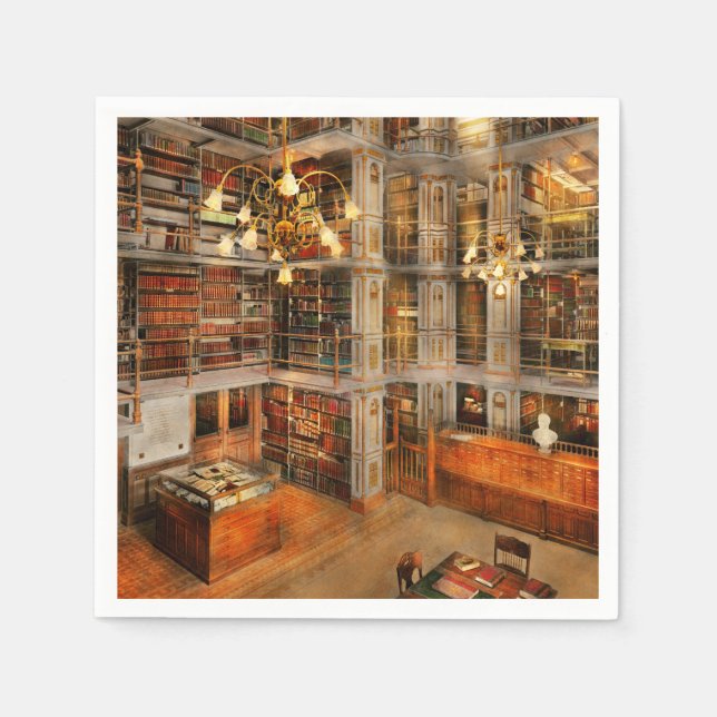 Guardanapo De Papel Biblioteca - Um clássico literário 1905 (Frente)