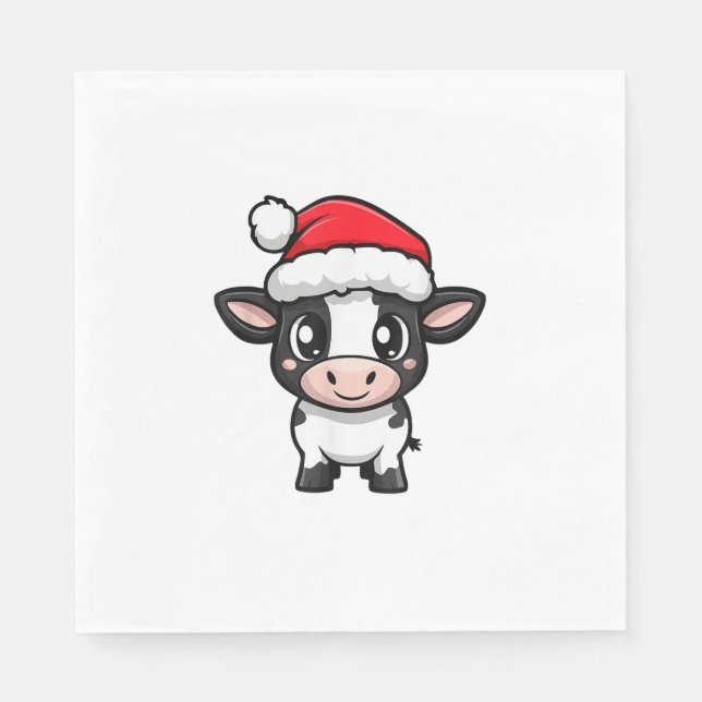 Guardanapo De Papel Bicho de Natal bonito (Frente)