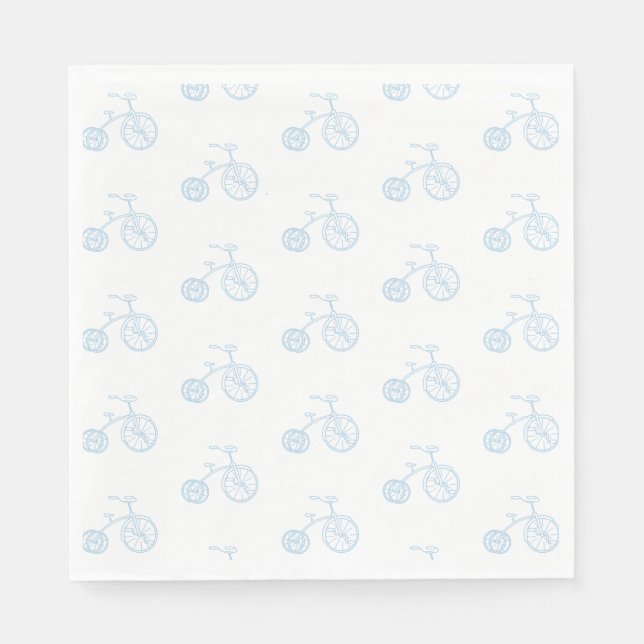 Guardanapo De Papel Bicicleta Azul (Frente)
