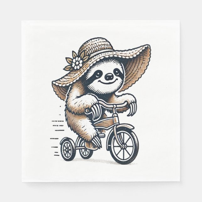 Guardanapo De Papel Bicicleta de Corrida (Frente)